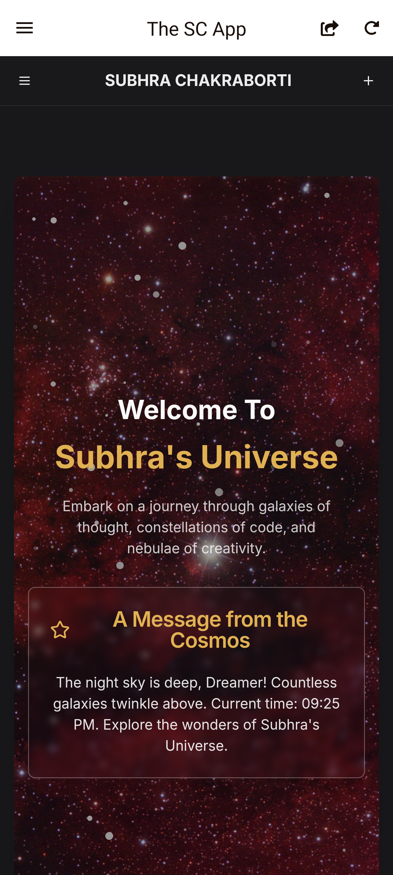The SC App Mockup